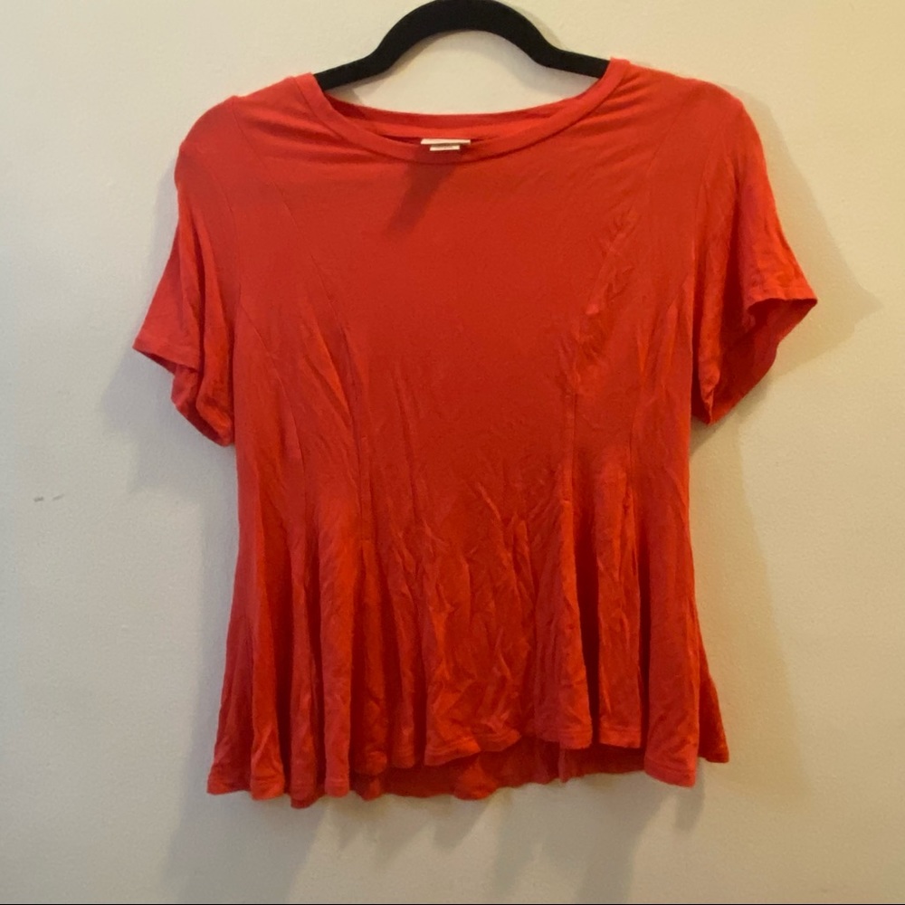 Peplum top, perfect fall color.